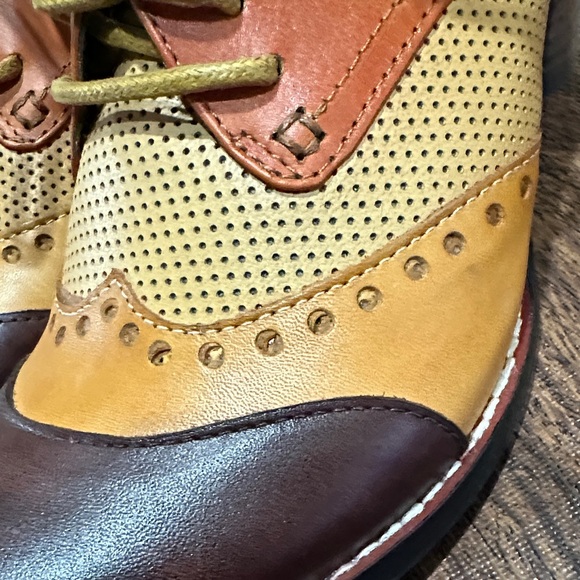 L'ATISTE Bardot Pieced Leather Oxford Pumps NWOT - Picture 13 of 15